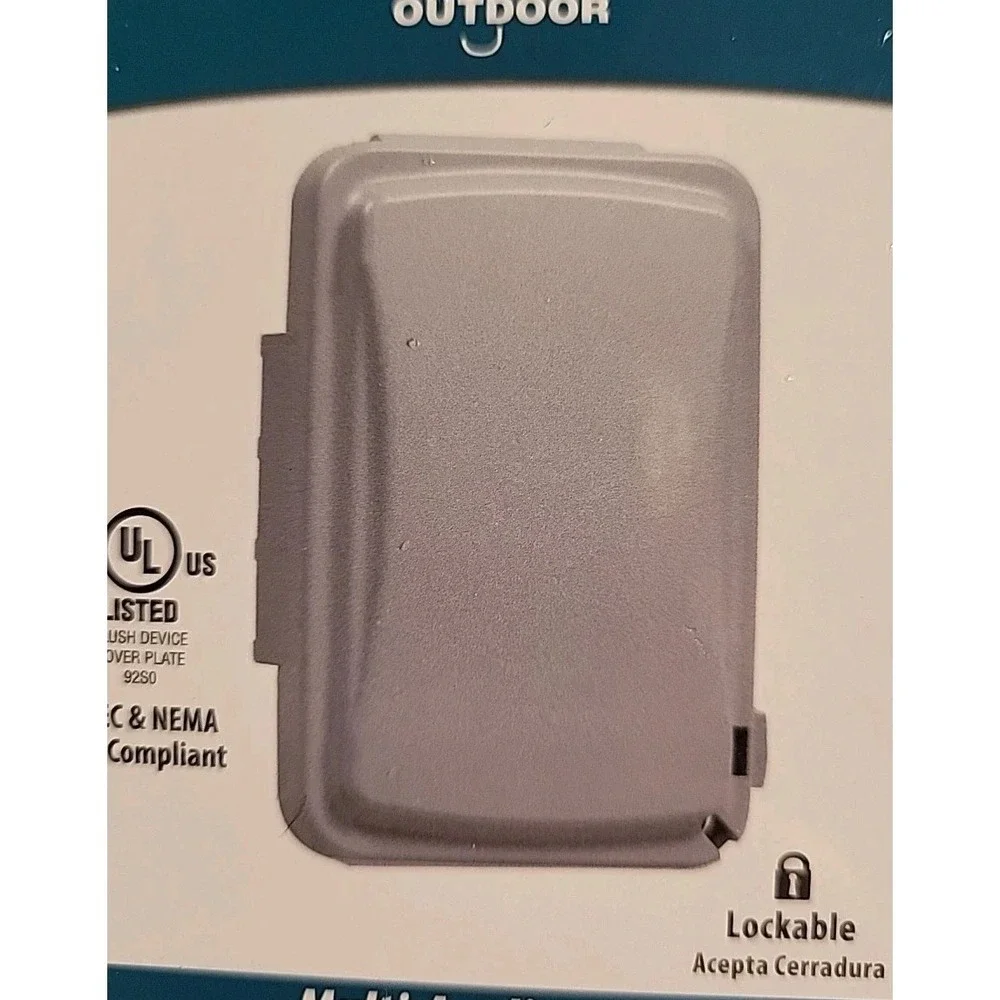 Bell Outdoor MM110GB Weatherproof Receptacle Covers – Gray – USA MADE - NIP‎